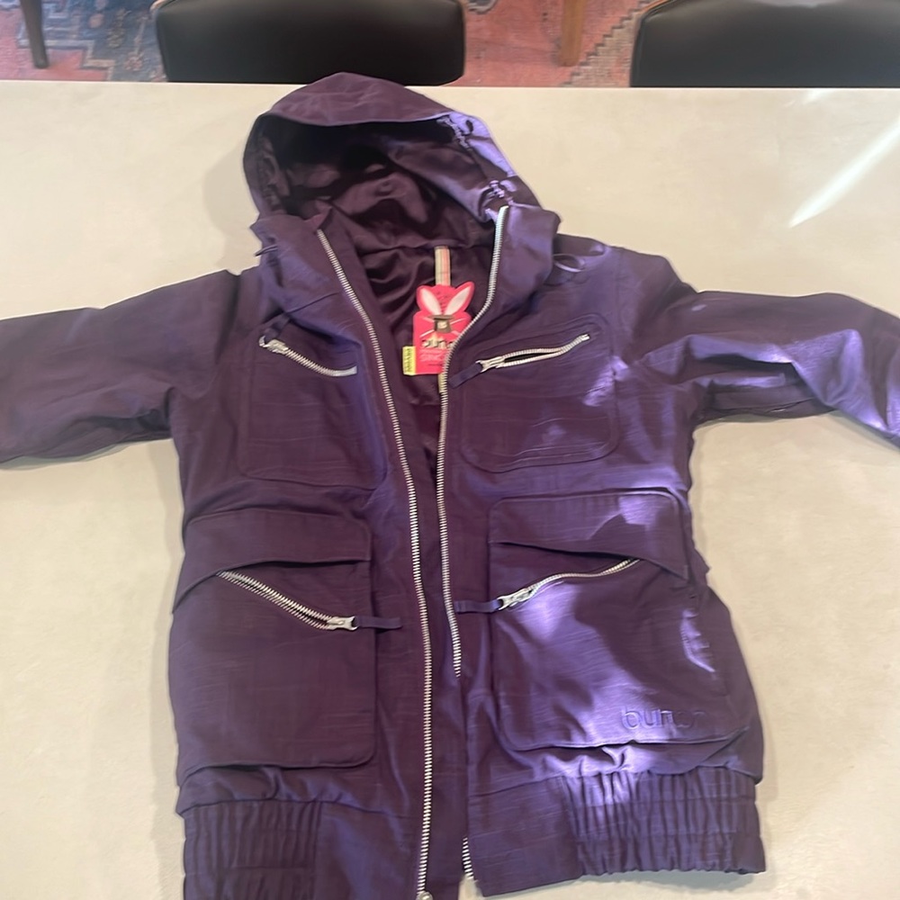 Purple Burton snow jacket